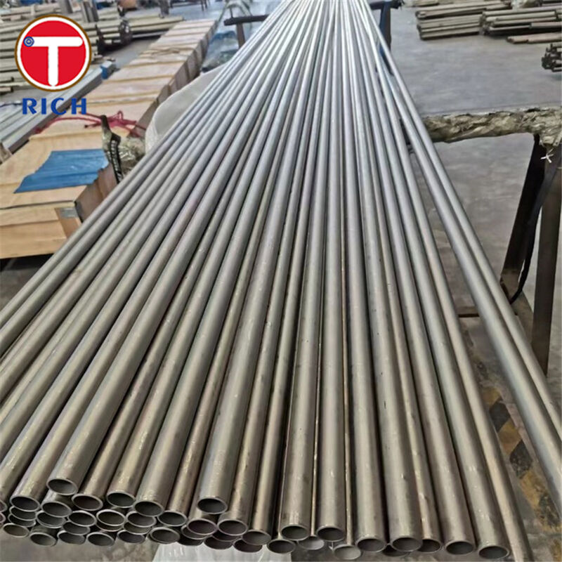 Tabung penukar panas titanium ASTM B862 Kelas 2 yang digulung dingin - tahan korosi tanpa jahitan UNS R50400