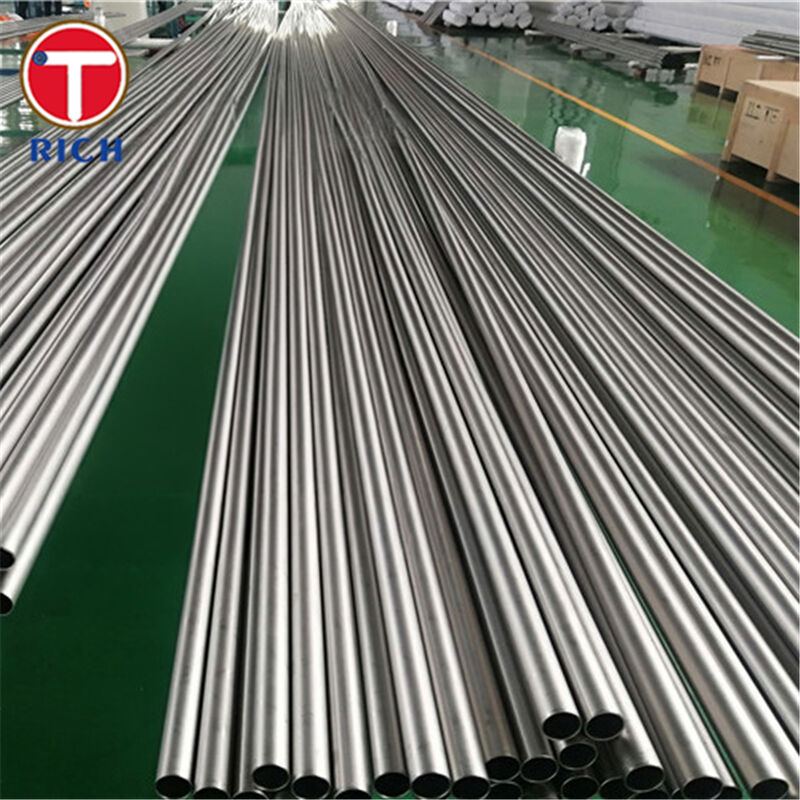 Tabung penukar panas titanium ASTM B862 Kelas 2 yang digulung dingin - tahan korosi tanpa jahitan UNS R50400