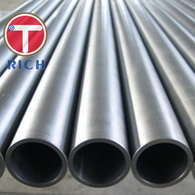 Round Seamless Titanium Pipe Alloy Steel Pipe Untuk Kondensor / Stainless Steel Tubing Untuk Heater Exchanger