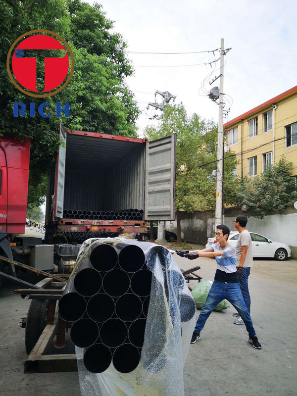 Perlawanan listrik dilas tabung baja tabung baja ERW untuk sistem pembuangan truk berat