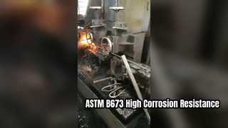 ASTM B673 Pipa Baja Dilas Ketahanan Korosi Tinggi