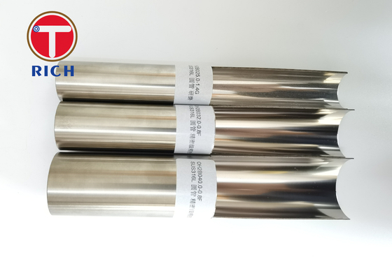 Harga yang bagus OD 0,035″ – 0,065″ WT Sistem Kemurnian Tinggi Pipa Sanitasi Untuk Gas on line