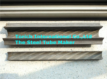 Harga yang bagus Painted Carbon Steel Seamless Rifle Pipe Dengan Sirip Pada Dua Sisi on line