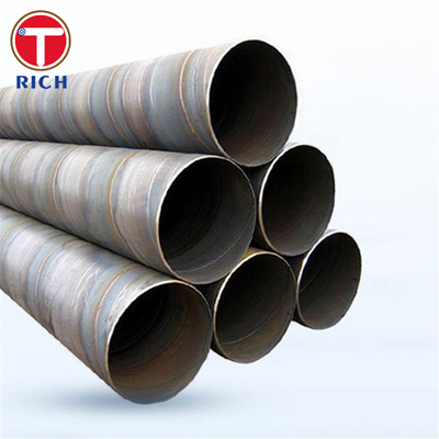 Harga yang bagus ASTM A1005 Gr.50 Black Plain End Helical Seam Welded Steel Tube Untuk Transportasi Cairan on line