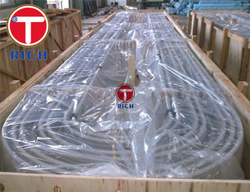 Harga yang bagus Stainless Steel Tabung U Bend 6mm Dilas Feritik Pipa Baja GB / T 30065 on line