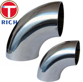 Harga yang bagus 90 Derajat LR Elbow Tube Machining ASME B16.9 316L 304L Stainless Steel Seamless on line