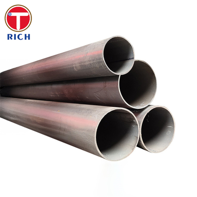 Harga yang bagus DIN 2458 ST37.2 tabung bulat las ERW tabung baja las untuk tujuan umum on line