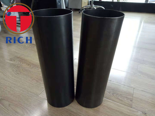 Diameter Kecil Welded Steel Tube Tebal Dinding Q195 ERW Black Steel Pipe Untuk Shock Absorber
