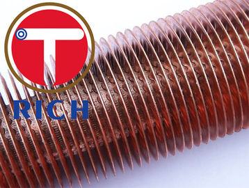 Harga yang bagus C10200 Cold Drawn Seamless Low Fin Tube Untuk Boiler Dan Penukar Panas on line