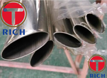 Harga yang bagus Dinding Tipis Dilas 610mm OD Oval Stainless Tubing on line