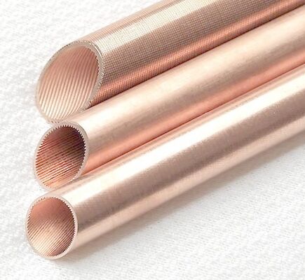 Harga yang bagus C12200 Inner Grooved Copper 5.0mm Heat Exchanger Tubes on line