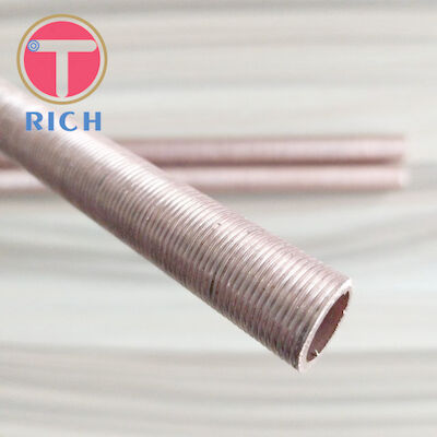 Harga yang bagus C10200 Copper Coated 55mm Od Low Fin Tube on line
