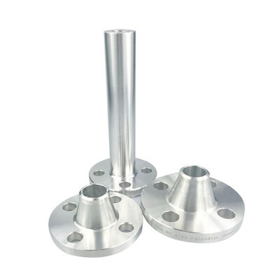 Harga yang bagus 316Ti Long Welding Neck Flange Pipa Stainless Steel Fitting on line