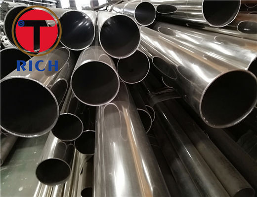 Harga yang bagus 409L 439L 430 SS441 203 254 250 Pipa Knalpot Truk Teknik ERW on line