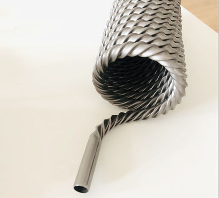 Harga yang bagus Tabung Titanium Bergelombang Spiral Untuk Kondensor on line