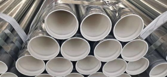 Harga yang bagus Pipa Baja Q235 Plastik Tahan Gas Galvanis on line