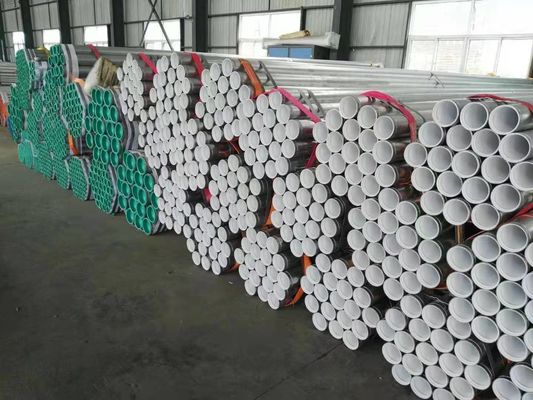 Harga yang bagus Pipa Baja Q235 Dilapisi Plastik Kaliber Besar Ekstensibilitas Tinggi High on line