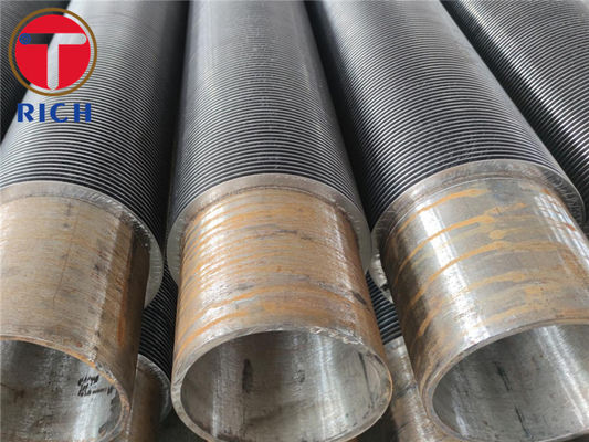 Harga yang bagus Aluminium Condenser DIN Extruded Finned Tube 6mm Diameter Luar on line