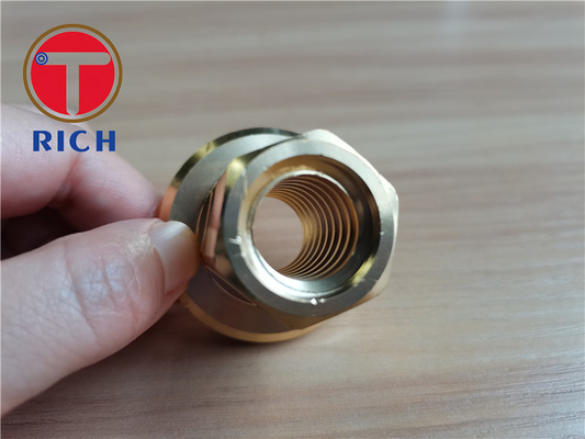 Harga yang bagus Kuningan C1100 Tembaga Perunggu Cnc Bubut Mengubah Bagian Threading M12 M10 on line
