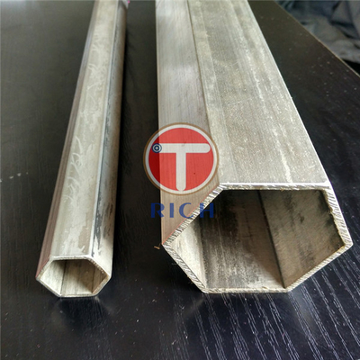 Harga yang bagus St42 Cold Drawn Steel Pipe Bagian Berongga Di Luar Dan Di Dalam Keduanya Berbentuk Segi Enam on line