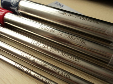 Harga yang bagus 20mm Terang Tabung Stainless Steel Anil ASTM A269 TP304 / 304L, TP316 / 316L on line