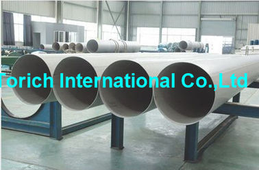 Harga yang bagus A358 / A358M Inconel Suhu Tinggi Dilas Stainless Steel Tube / Listrik Fusion Welded Pipe on line