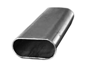 Harga yang bagus 304 316 Stainless Steel Tube Handrail Datar Oval Dipoles Selesai on line
